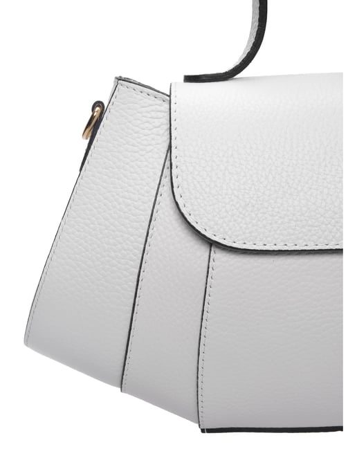 Luisa Vannini Wit Rundleer Tas - Image 2