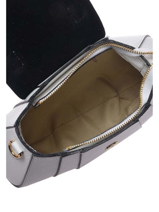 Luisa Vannini Wit Rundleer Tas - Image 3