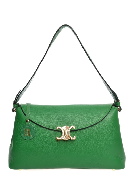 Anna Luchini Groen Rundleer Tas - Image 1