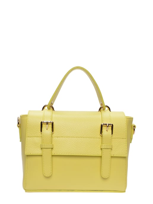 Anna Luchini Tweekleurig Rundleer Tas - Image 1