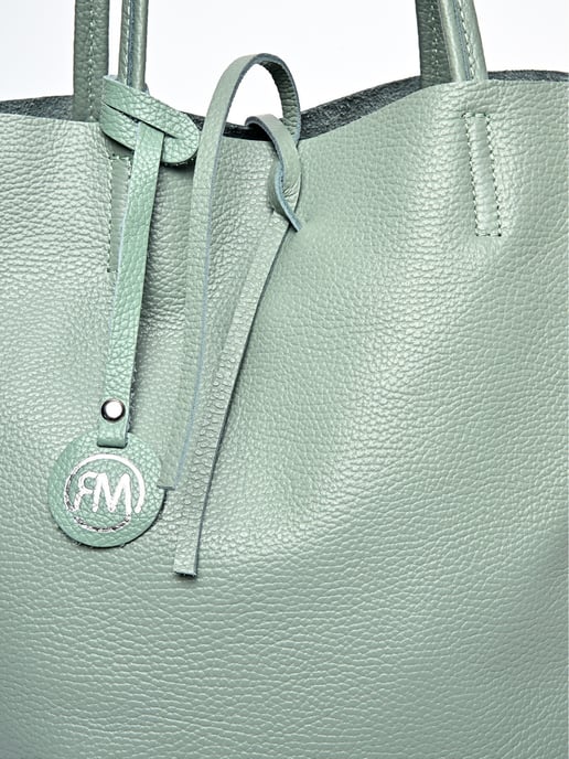 Roberta M Groen Rundleer Tas - Image 3