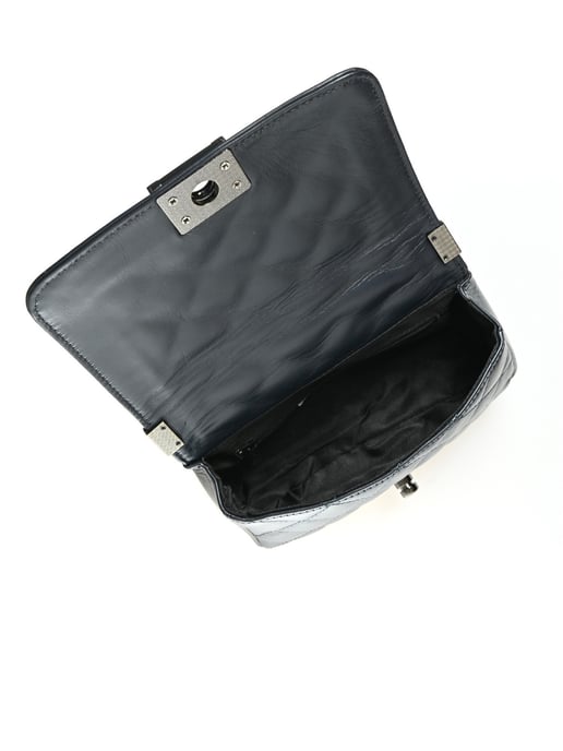 Isabella Rhea Blauw Rundleer Tas - Image 4