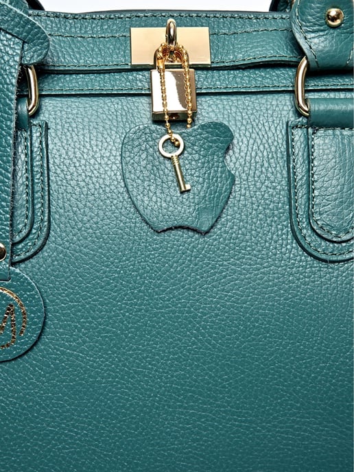 Roberta M Groen Rundleer Tas - Image 3