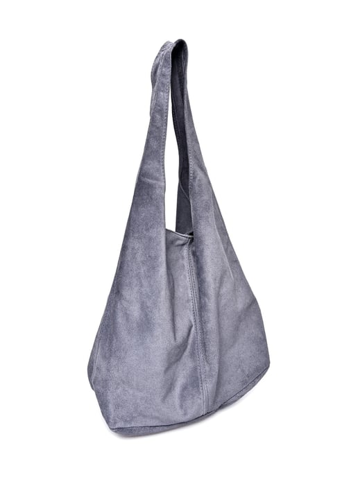 Anna Luchini Grijs Rundleer Tas - Image 2