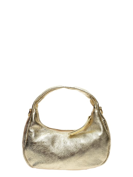 Anna Luchini Goud Rundleer Tas - Image 1