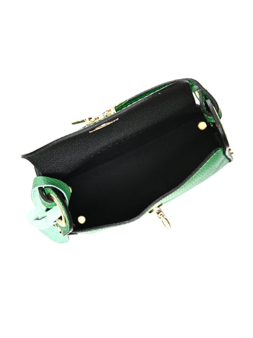 Anna Luchini Groen Rundleer Tas - Image 4