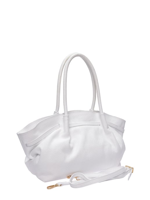Isabella Rhea Wit Rundleer Tas - Image 2