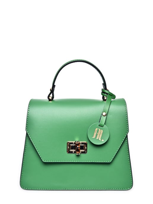 Anna Luchini Groen Rundleer Tas - Image 1