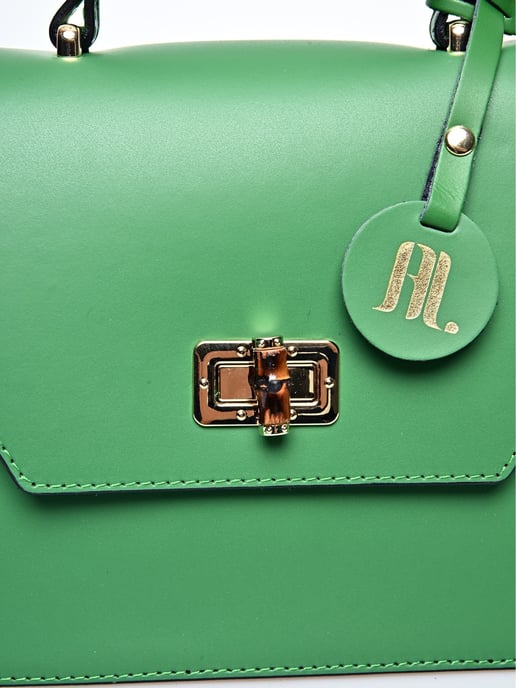 Anna Luchini Groen Rundleer Tas - Image 3