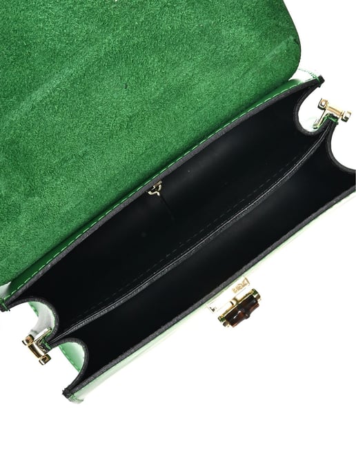Anna Luchini Groen Rundleer Tas - Image 4