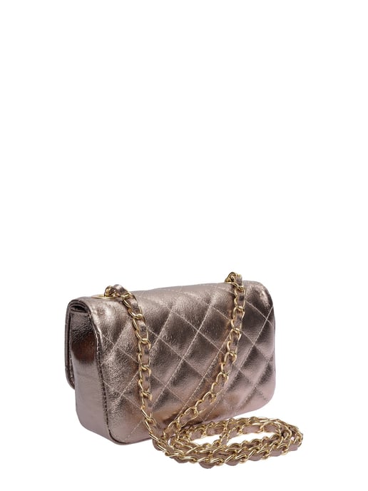 Luisa Vannini Brons Rundleer Tas - Image 2