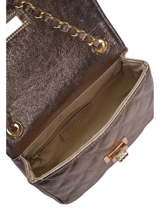Luisa Vannini Brons Rundleer Tas - Image 4
