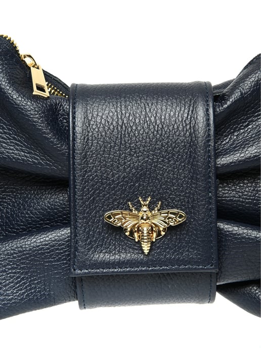 Isabella Rhea Blauw Rundleer Tas - Image 3