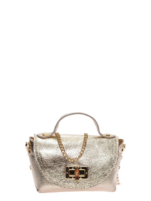 Roberta M Goud Rundleer Tas - Image 1