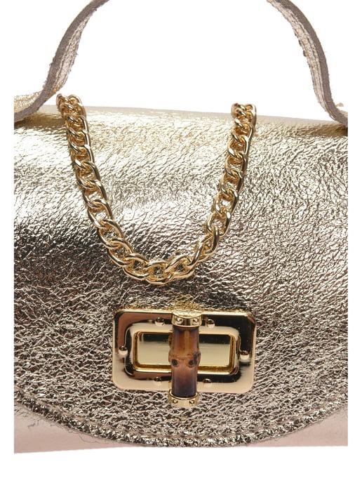 Roberta M Goud Rundleer Tas - Image 3
