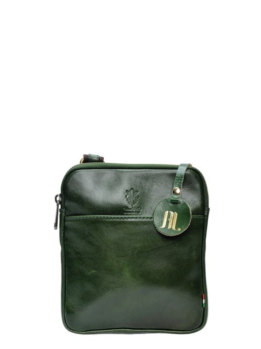 Anna Luchini Groen Rundleer Tas - Image 1