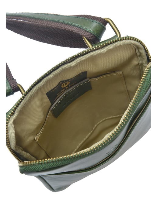 Anna Luchini Groen Rundleer Tas - Image 4