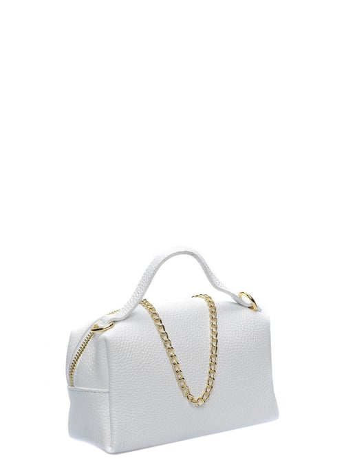 Isabella Rhea Wit Rundleer Tas - Image 2