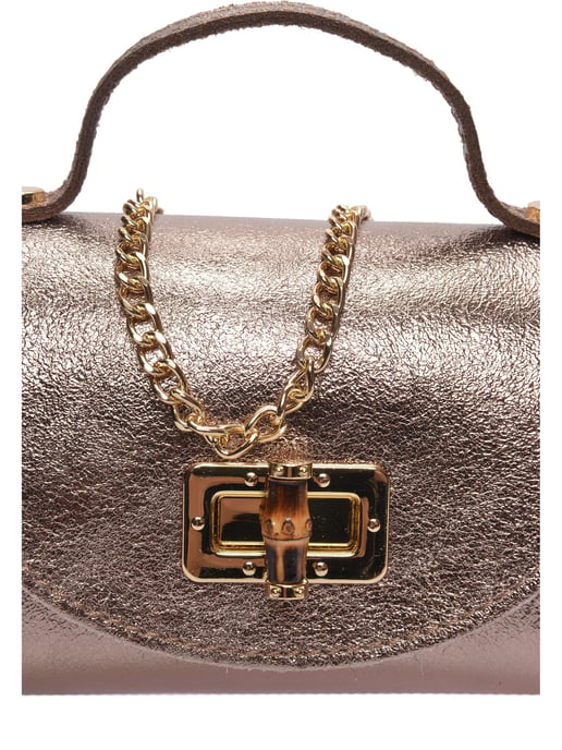 Roberta M Brons Rundleer Tas - Image 3