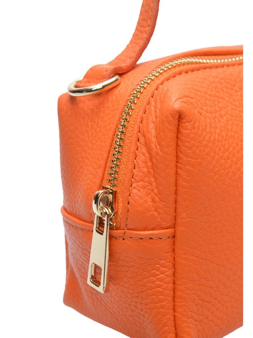 Isabella Rhea Oranje Rundleer Tas - Image 3