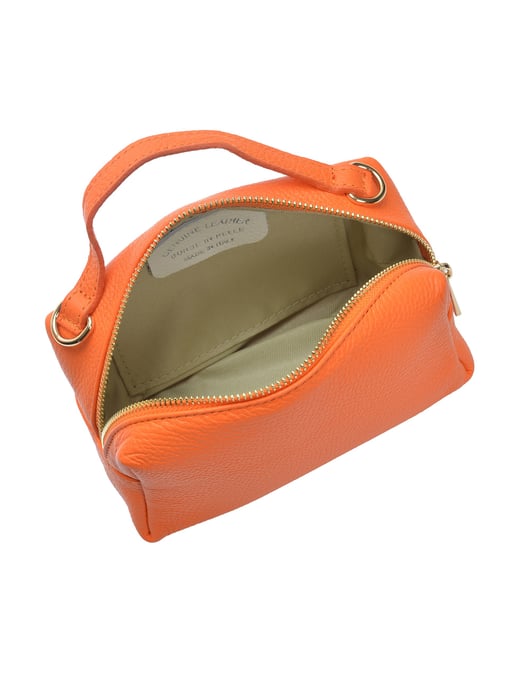 Isabella Rhea Oranje Rundleer Tas - Image 4
