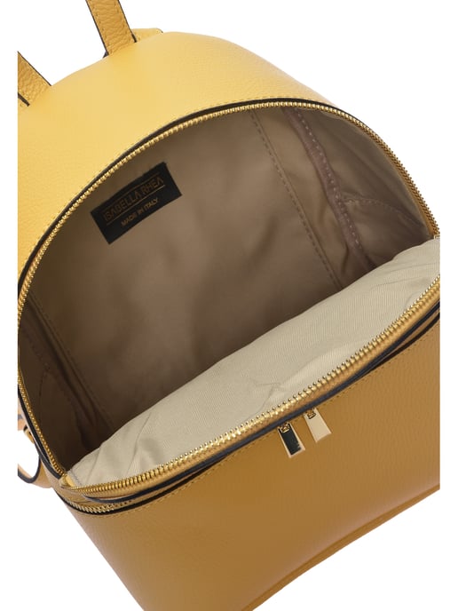 Isabella Rhea Geel Rundleer Tas - Image 4