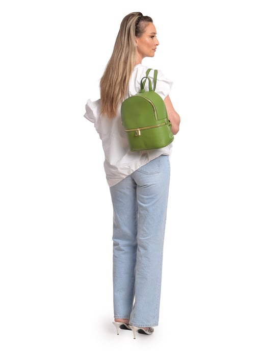 Isabella Rhea Groen Rundleer Tas - Image 5