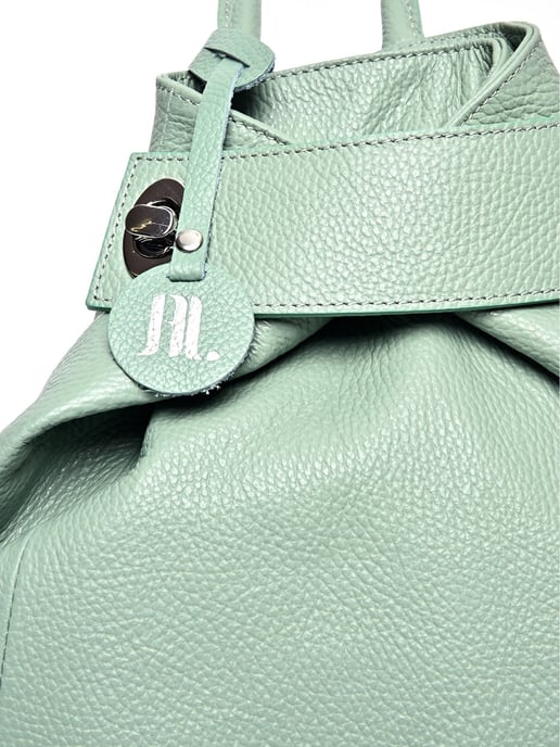 Anna Luchini Groen Rundleer Tas - Image 3