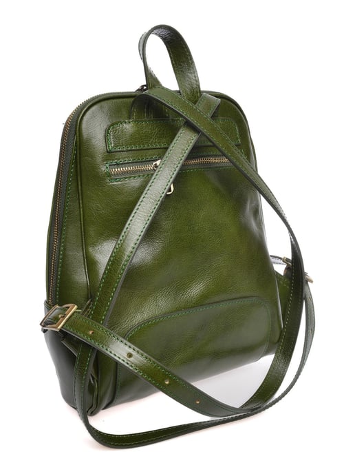 Anna Luchini Groen Rundleer Tas - Image 2