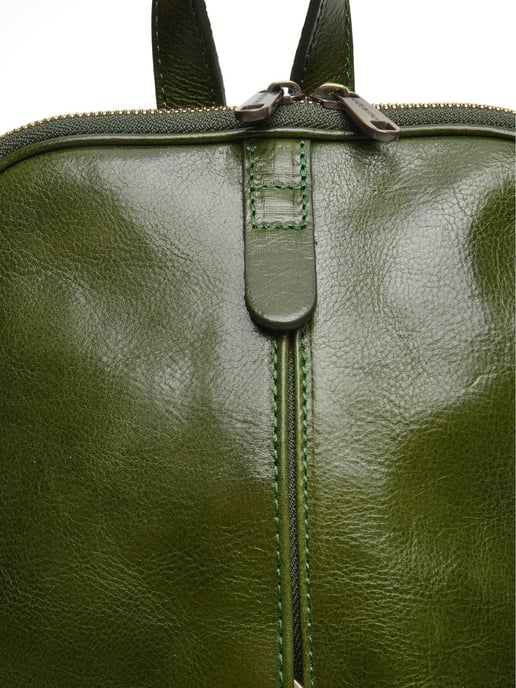 Anna Luchini Groen Rundleer Tas - Image 3