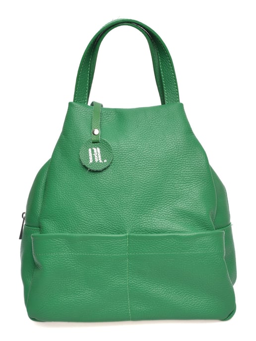 Anna Luchini Groen Rundleer Tas - Image 1