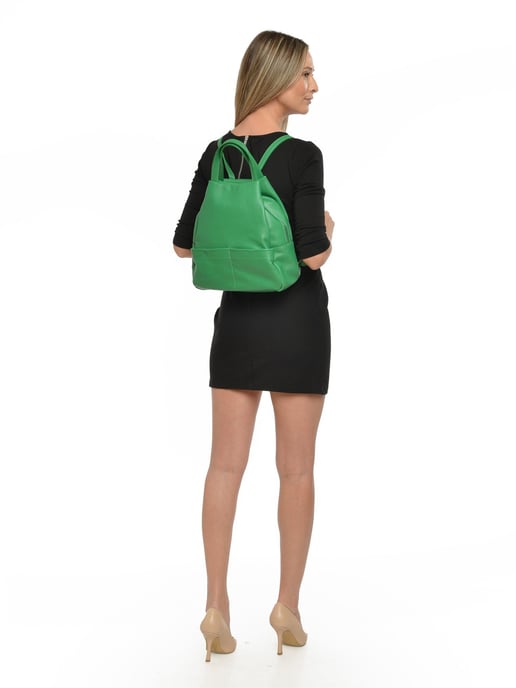 Anna Luchini Groen Rundleer Tas - Image 5