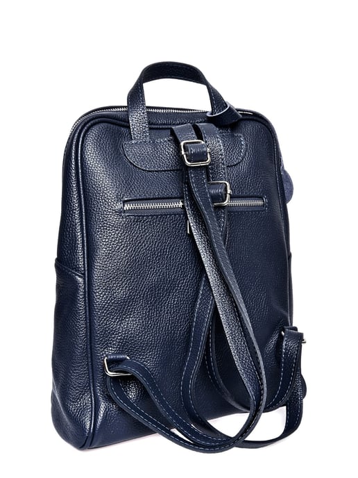 Roberta M Blauw Rundleer Tas - Image 2