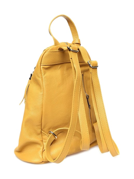 Isabella Rhea Mosterd Rundleer Tas - Image 2