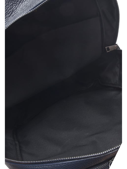 Luisa Vannini Blauw Rundleer Tas - Image 4