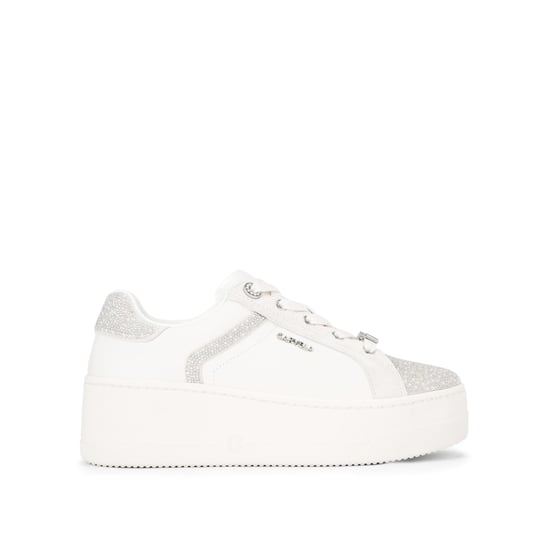Carvela Leather Perenne Jewel Trainer Sneakers - Image 1
