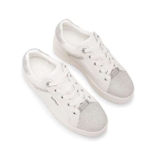 Carvela Leather Perenne Jewel Trainer Sneakers - Image 2