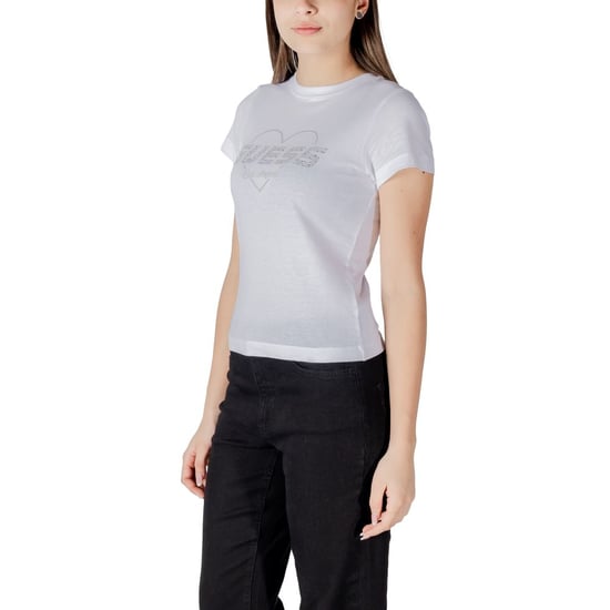 Guess Actieve Witte Katoenen T-Shirt - Image 4