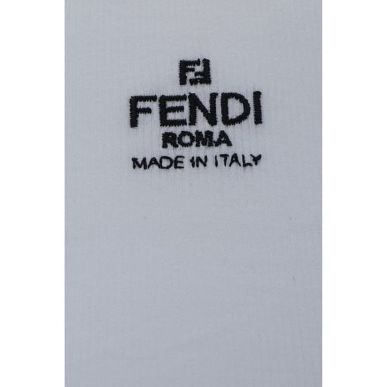 Fendi Witte Katoenen T-Shirt - Image 3