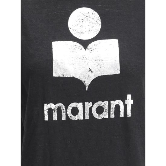 Marant Etoile Zwarte Linnen T-Shirt - Image 3