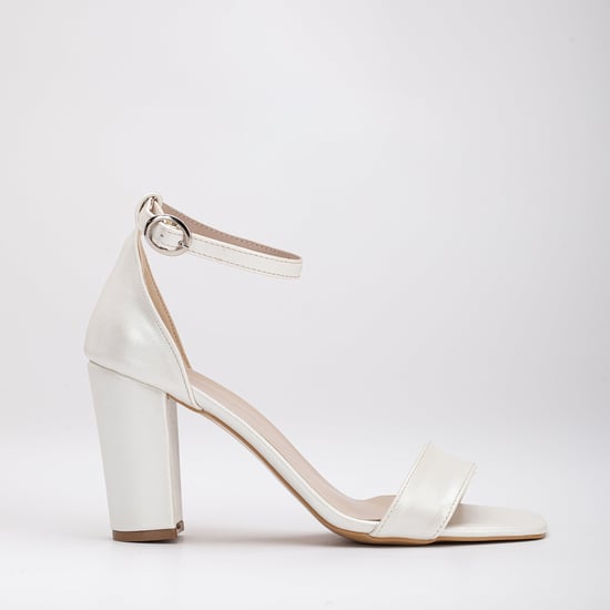 Noelle Bridal Heeled Sandals with Ribbon - Image 5