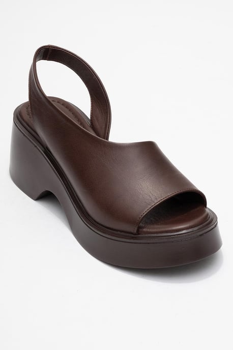 ROY Leren Wedge Sandaal (Dames) - Image 1