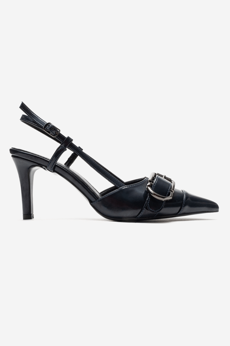 Noen Gesp Spitse Neus Stiletto Pump - Image 4