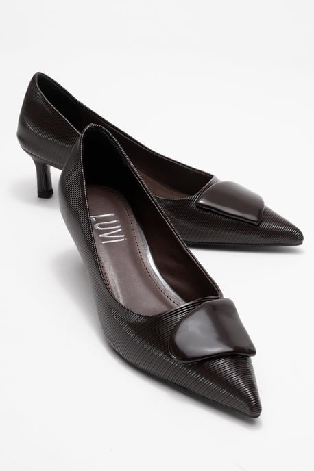 Briana Buckle Pointed Toe Pump (Women) - Image 2