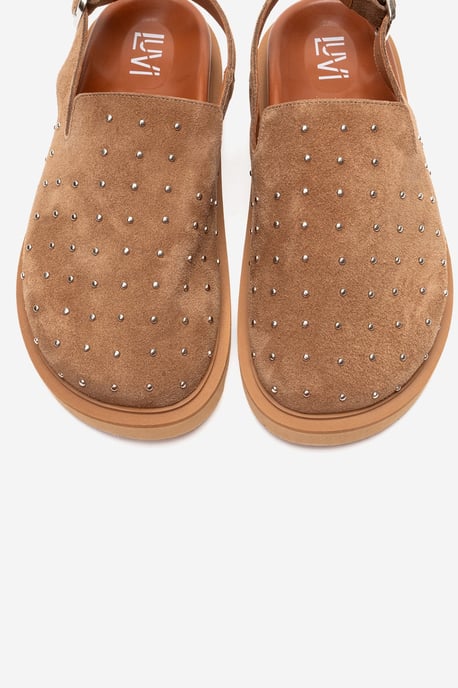 Our Leather Studded Clogs (Dam) - Image 2