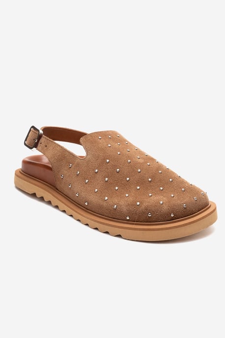 Our Leather Studded Clogs (Dam) - Image 3