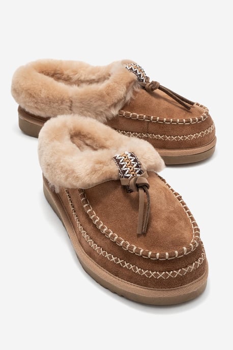 Noriel Leren Moccasin Pantoffels - Image 2