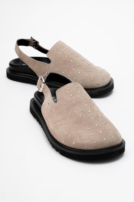 Our Leather Studded Clogs (Dam) - Image 2
