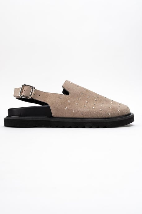 Our Leather Studded Clogs (Dam) - Image 3