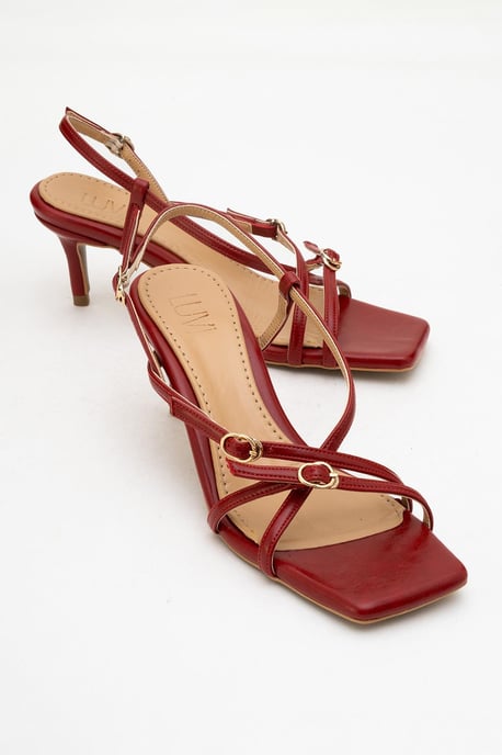 Chaka Fyrkant Tå Stilett Sandal (Dam) - Image 1